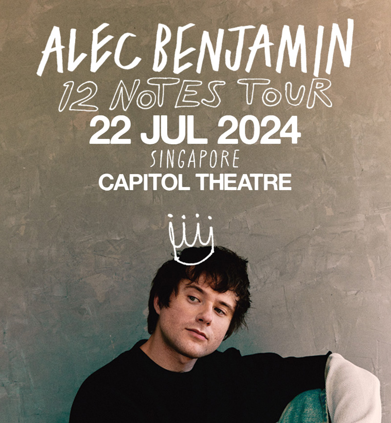 Alec Benjamin - 12 Notes Tour in Singapore 新加坡演唱会