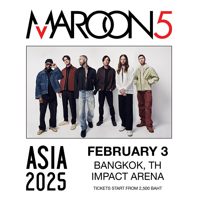 Maroon 5 Asia 2025 - Bangkok 泰国曼谷演唱会