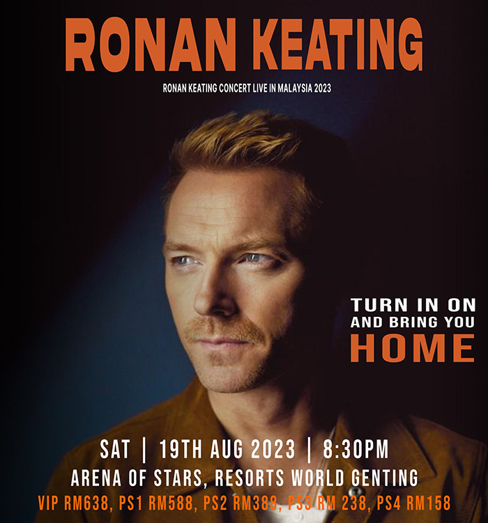 Ronan Keating Concert Live in Malaysia 2023 马来西亚演唱会