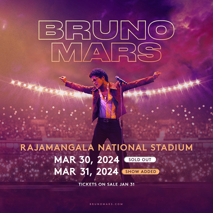 Bruno Mars Live in Bangkok 泰国曼谷演唱会