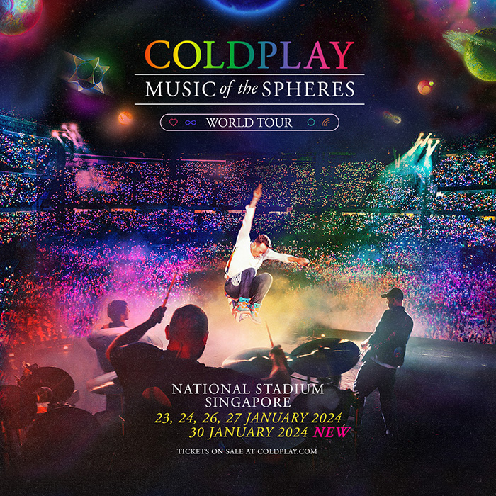 Coldplay: Music Of The Spheres World Tour 酷玩新加坡演唱会