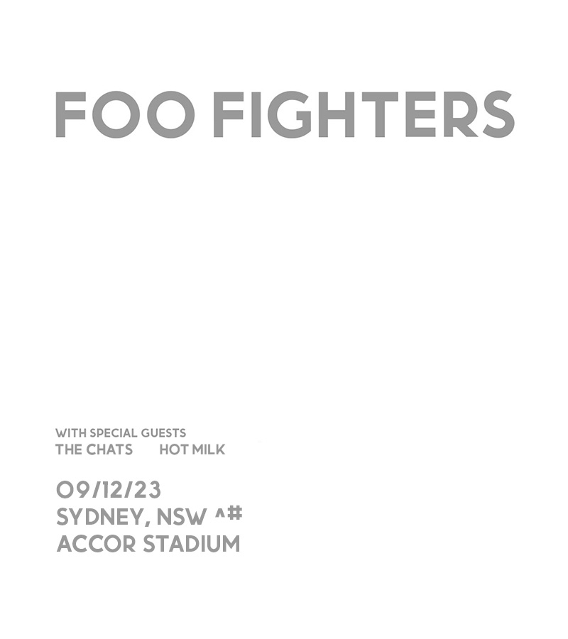 Foo Fighters Australian Tour in Sydney 澳洲巡演 悉尼演唱会