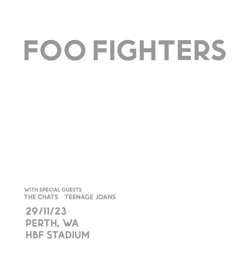 Foo Fighters Australian Tour in Perth 澳洲巡演 珀斯演唱会