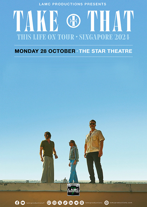 Take That This Life On Tour Singapore 2024 新加坡演唱会